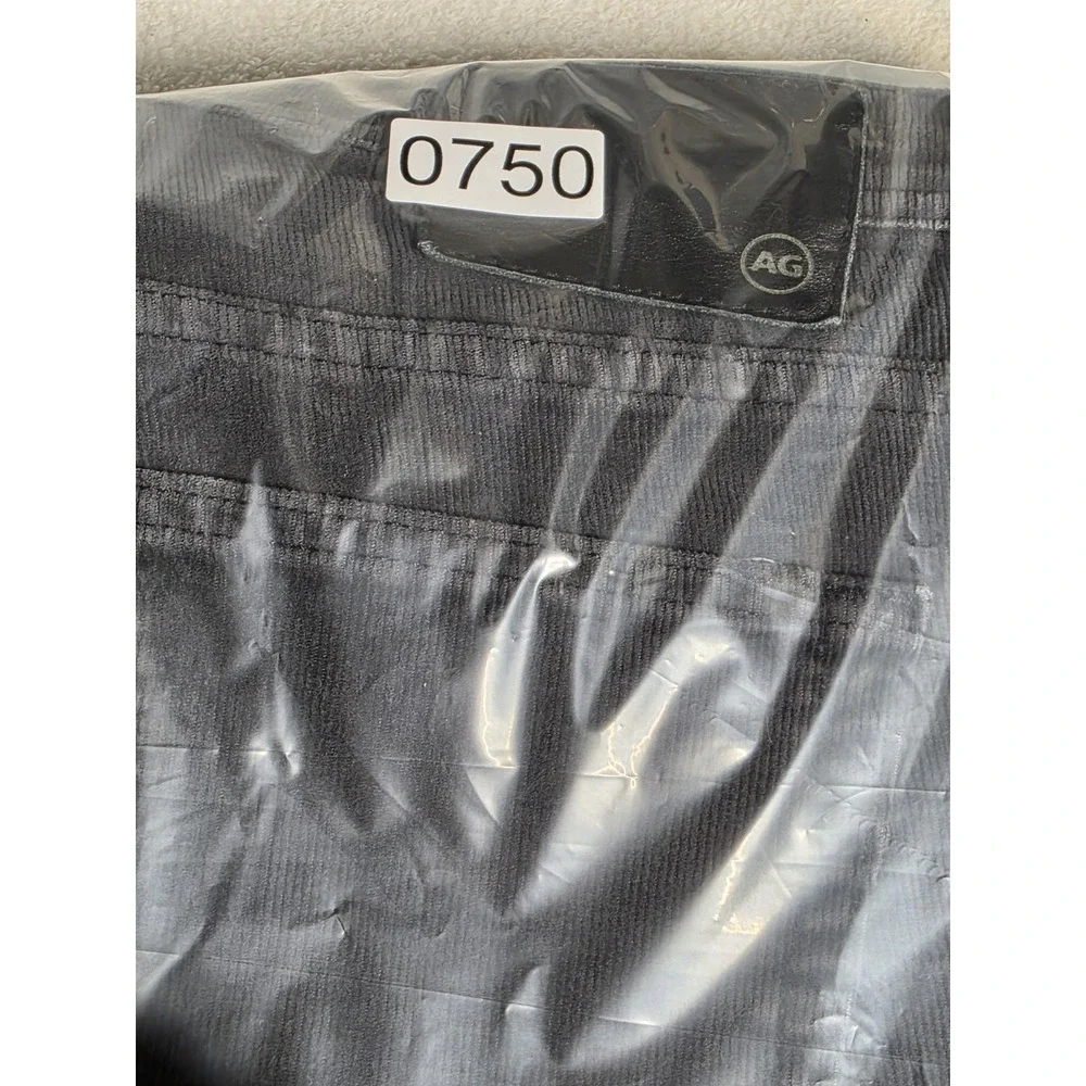 AG Adriano‎ Goldschmied Pants Mens 32x33 Gray Corduroy Tellis Modern Slim Skinny